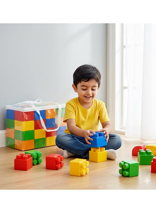 Toyland 32 PCS Building Blocks Set with Storage Box for Kids – 3+ Years - Image 2